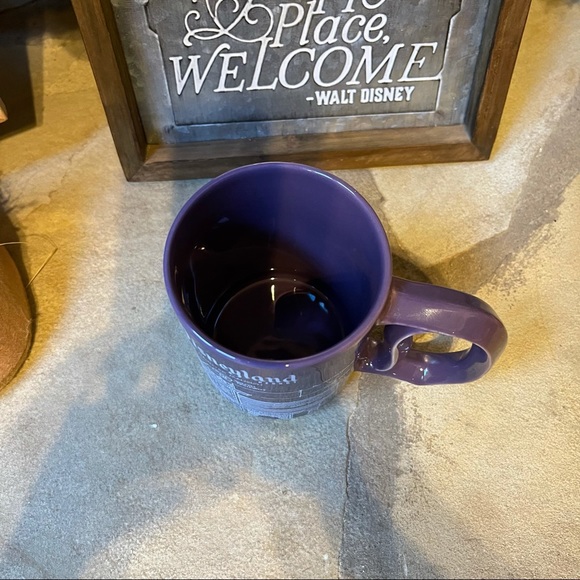 NWT  Disney Parks Haunted Mansion Disneyland Resort Purple Coffee Mug - Picture 9 of 11